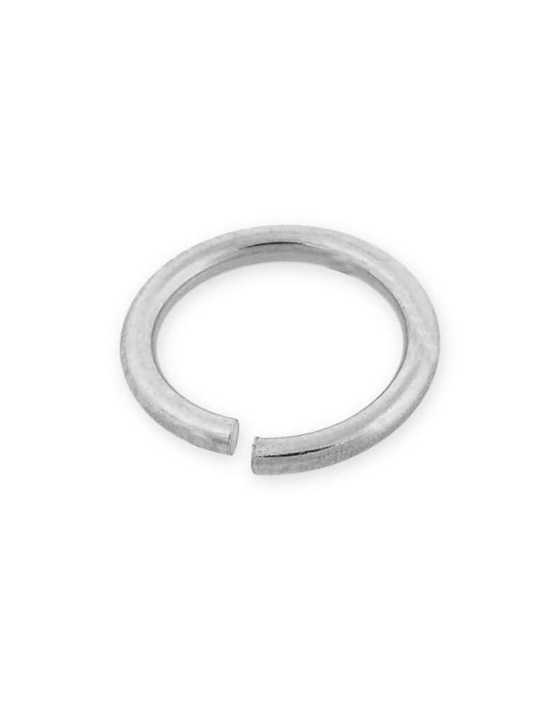 925 Sterling Silver Open Jump Ring 0.7X2.5mm