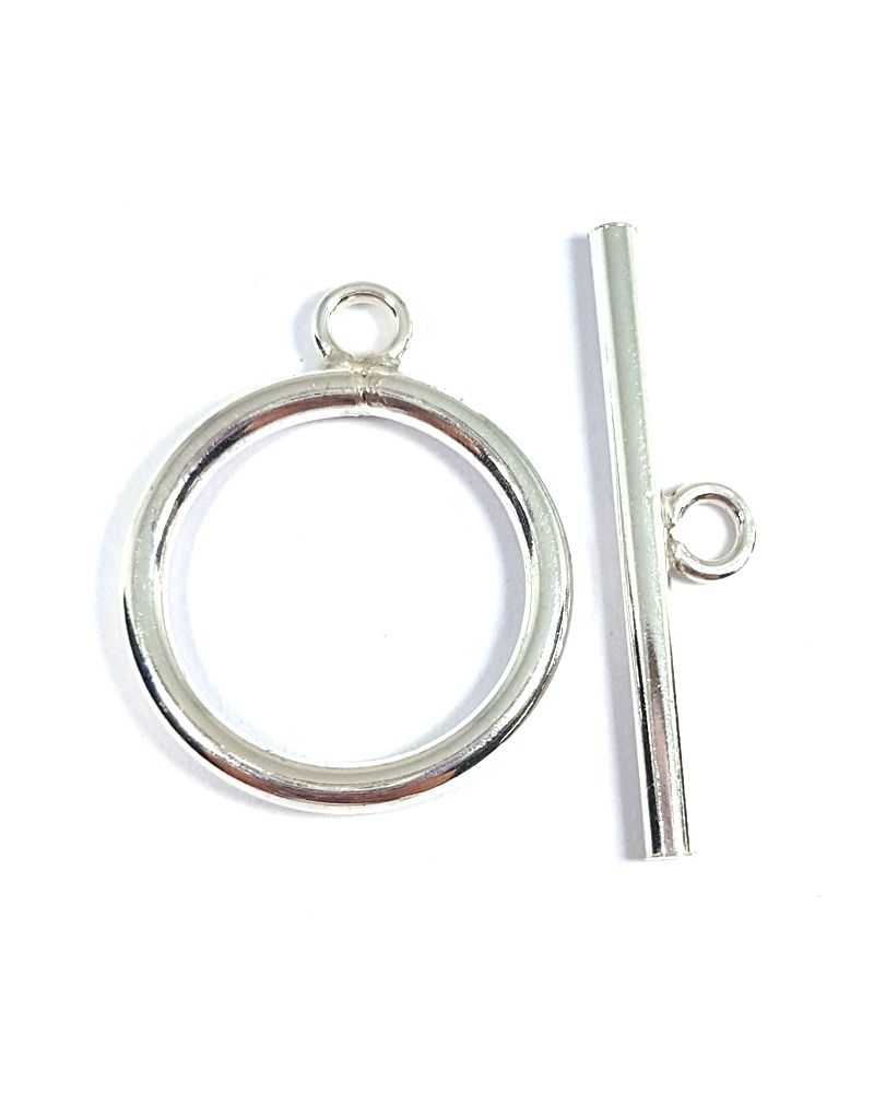 925 Sterling Silver T-Clasp 10mm (Wire 1.5mm, Bar 19mm)