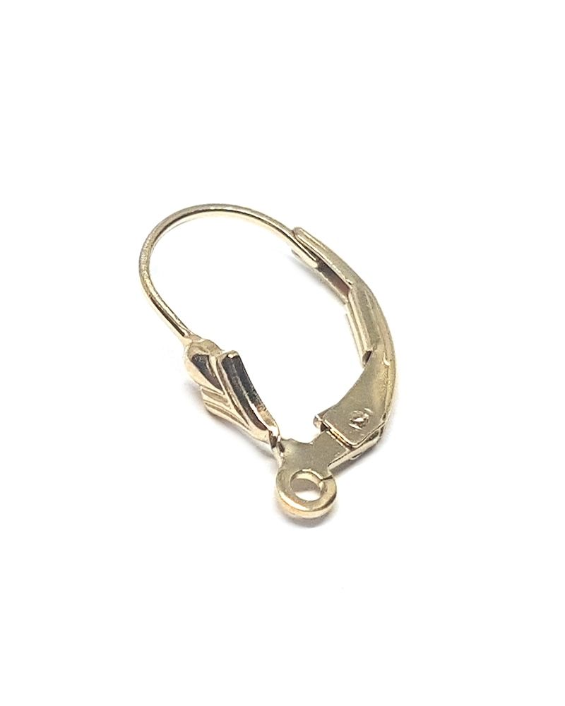 Yellow Gold Filled Lever Back Earring