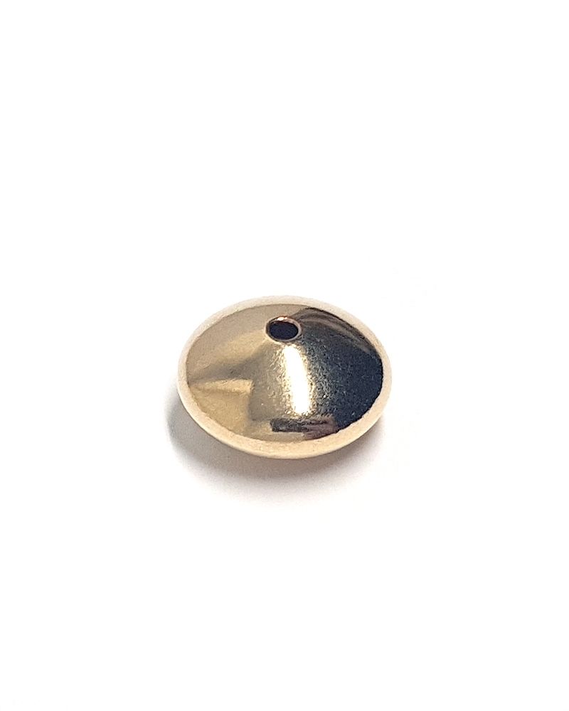 Yellow Gold Filled Flat Bead 17mm