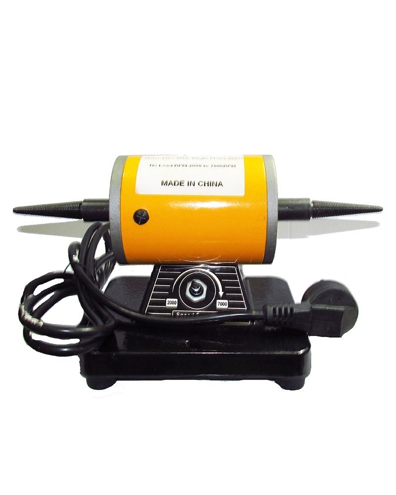 Small Cone Polishing 220V Motor Bench Grinder Machine