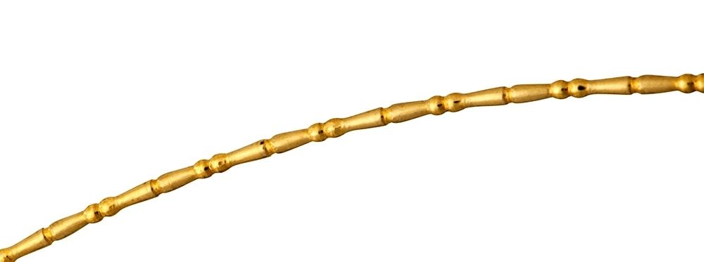 Yellow Gold Filled Egg Beaded Wire 1.85mm