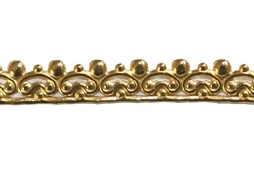 Brass Gallery Ribbon 1291H