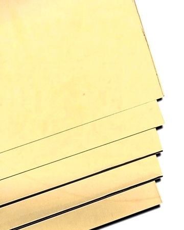14K Yellow Gold Half Hard Sheet 1mm/18 Gauge