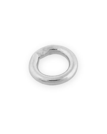 14K White Gold Closed Jump Ring 2.49mm