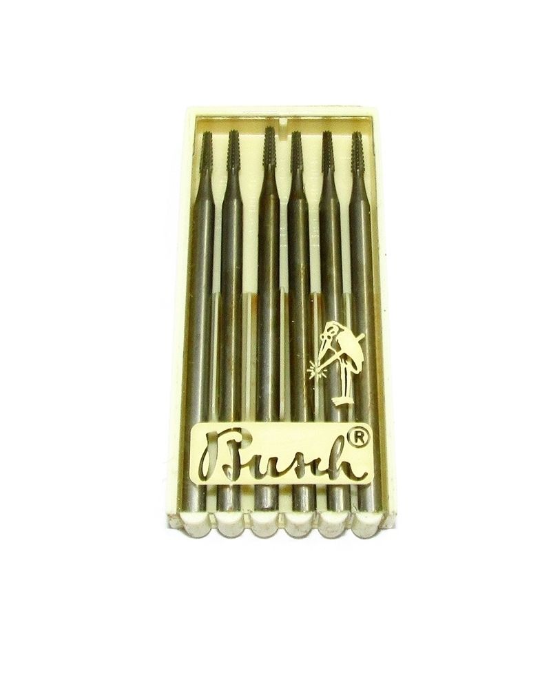 Busch Cylinder Cross Cut Burr  0.8mm