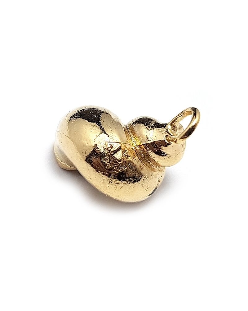 14K Gold Plated Conch Pendant