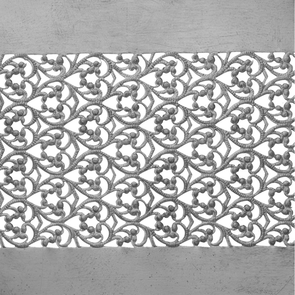 935 Silver Gallery Wire Fancy Pattern Strip 3470