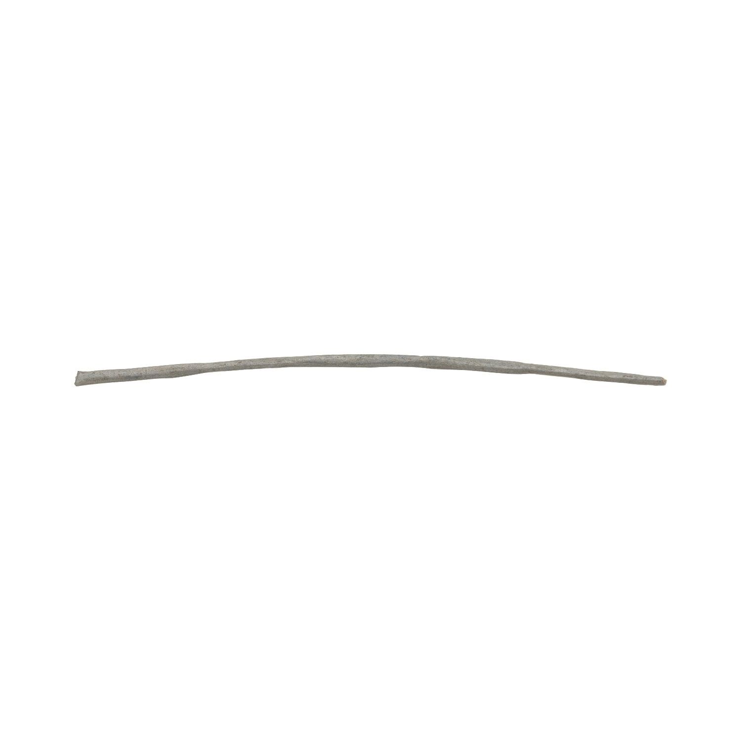 Metallic Grey Leather Round Cord 1.5mm