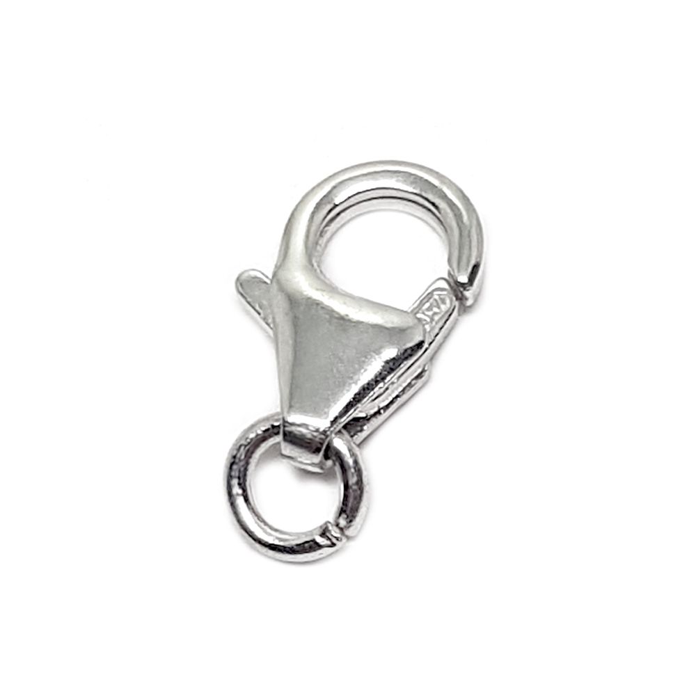 18K White Gold Fishlock Clasp 10mm (18Ntc2Wwr)