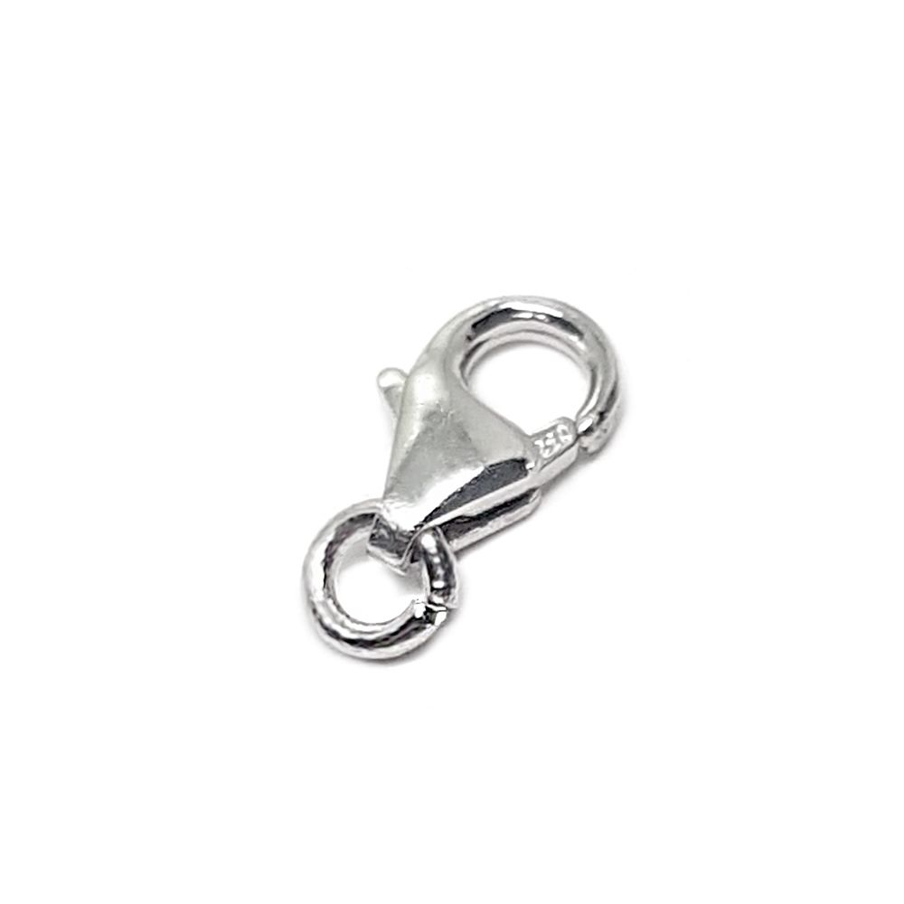 18K White Gold Fishlock Clasp 7mm (18Ntc0Wwr)