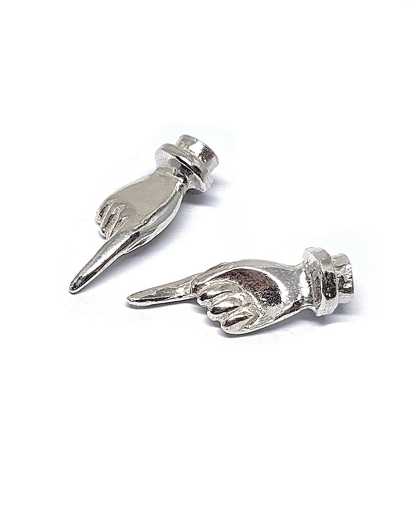 925 Sterling Silver Pointer Hand For Torah Pendant