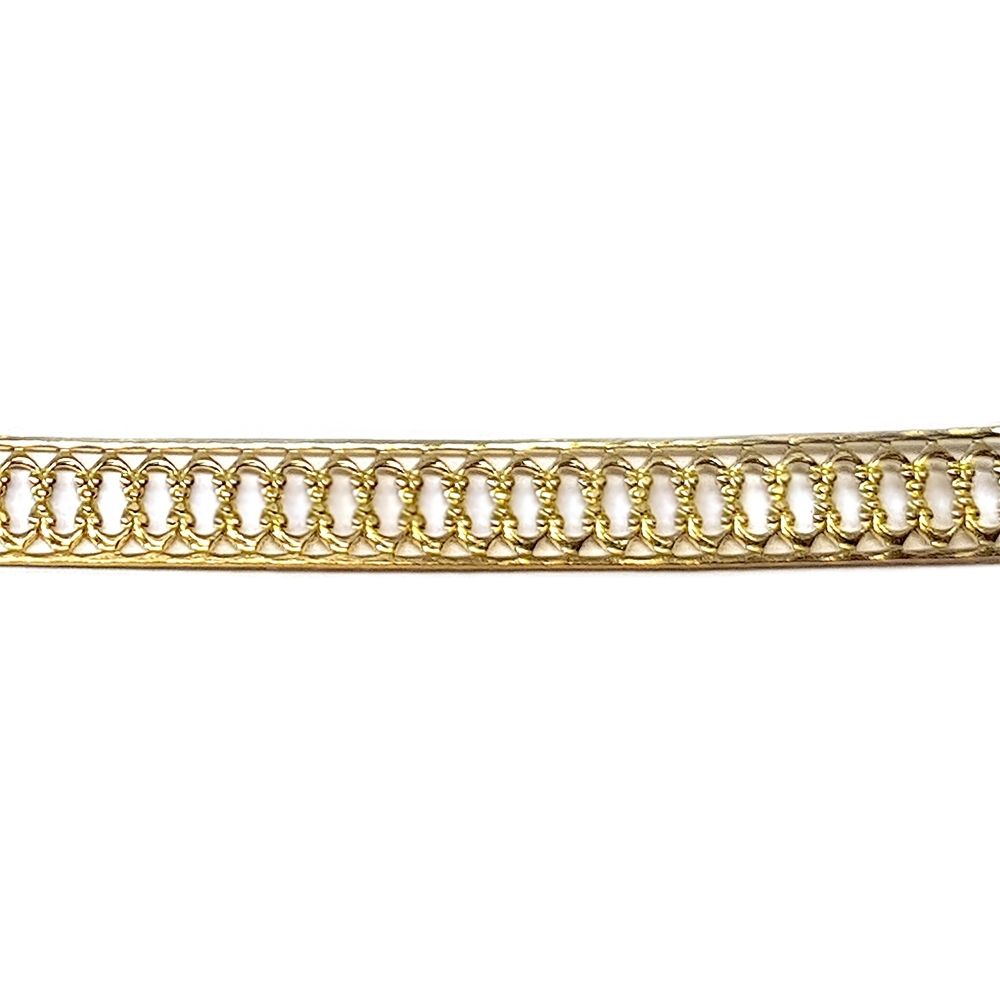 Brass Gallery Ribbon 3098