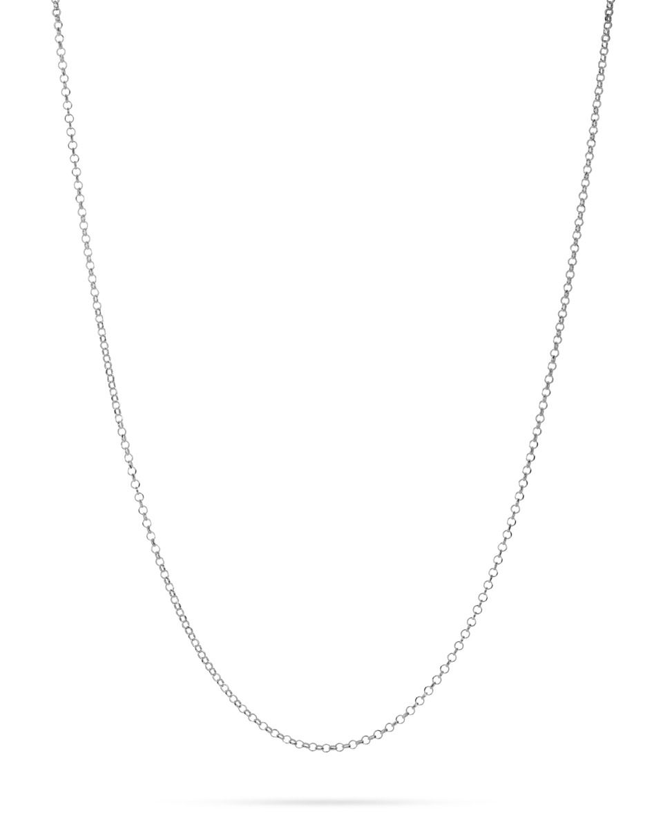 925 Sterling Silver Diamond-Cut Rolo Chain 1.75mm