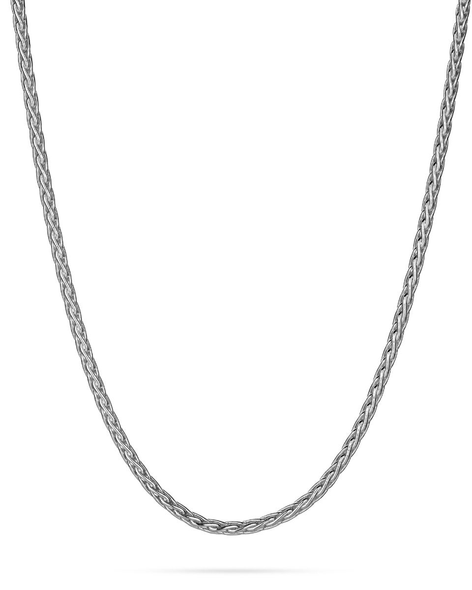 925 Sterling Silver Wheat Chain 3mm