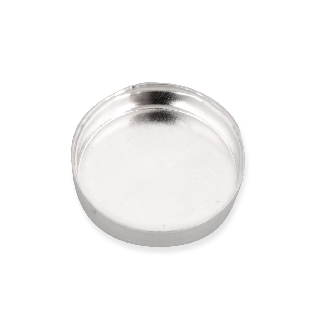 925 Sterling Silver Bezel Cup 12mm