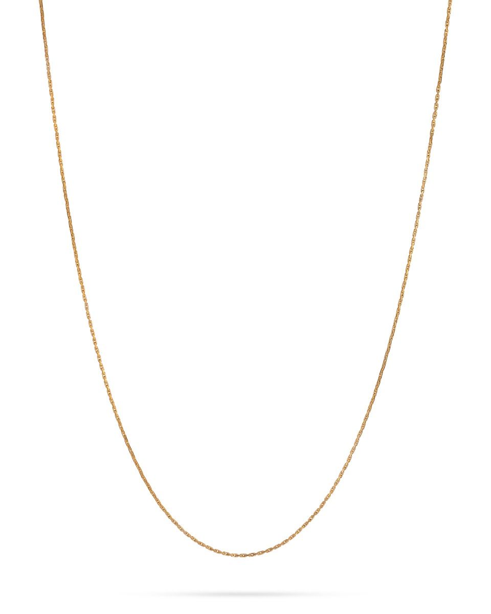 Yellow Gold Filled 0.75mm Wheat Chain