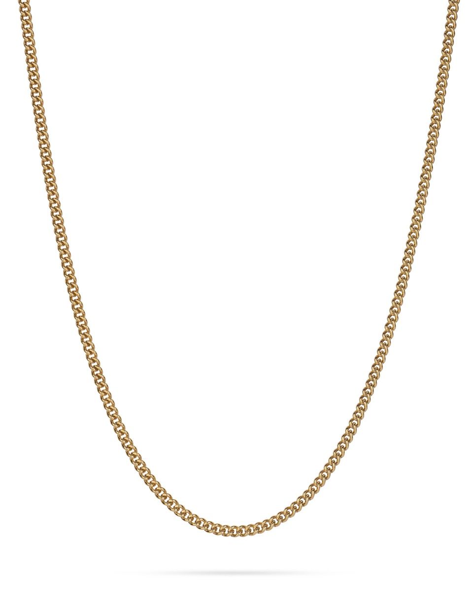 Yellow Gold Filled Curb Chain 2.5mm