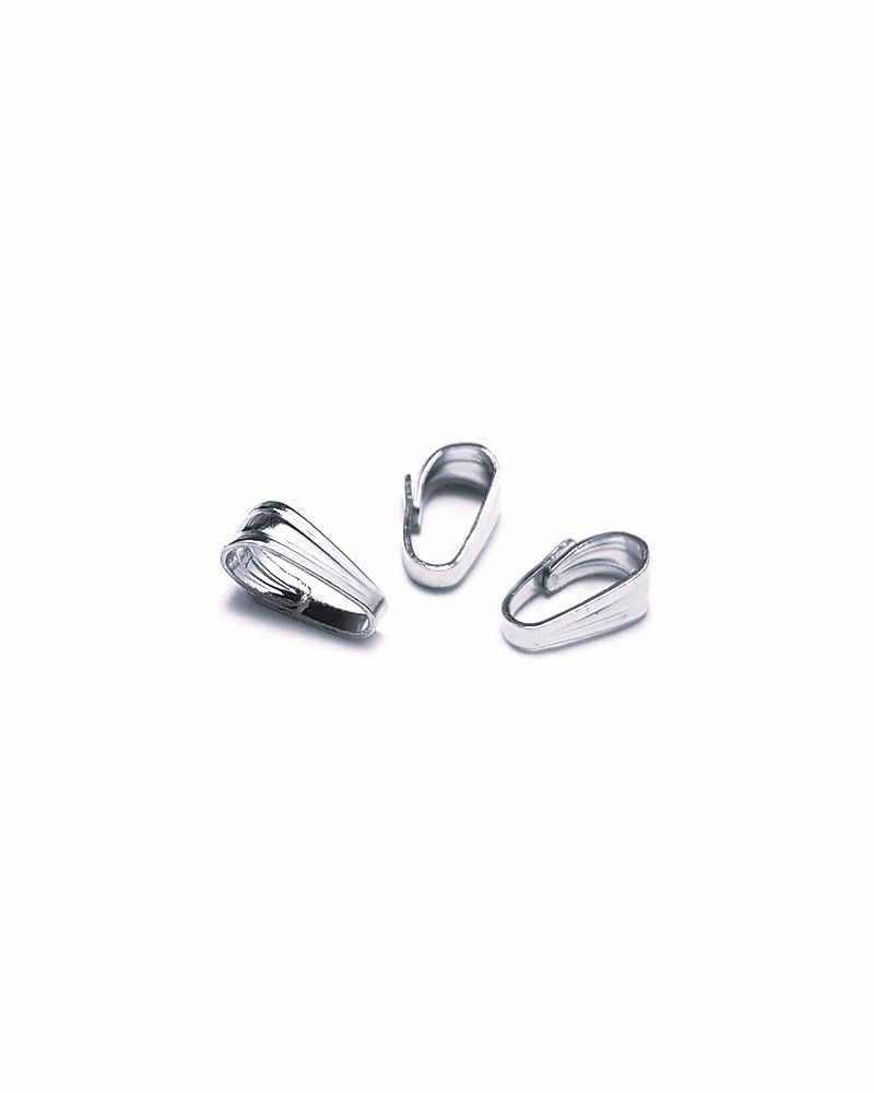  925 Sterling Silver Locket Bail Pendant Holder 6mm
