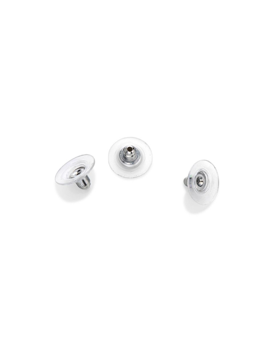 Silver Plastic Earback