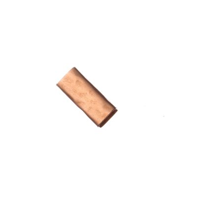 Rose Gold Filled Hammered Square Tube 4/10mm