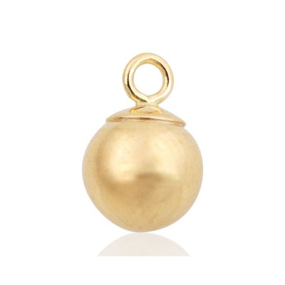 Yellow Gold Filled Ball Pendant 6mm