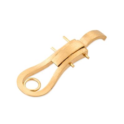 18K White Gold Clips With Rubber