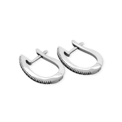 18K White Gold Earring For 0.5Pt Stones (Total 14Pt)