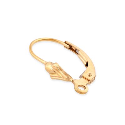 Yellow Gold Filled Lever Back Earring