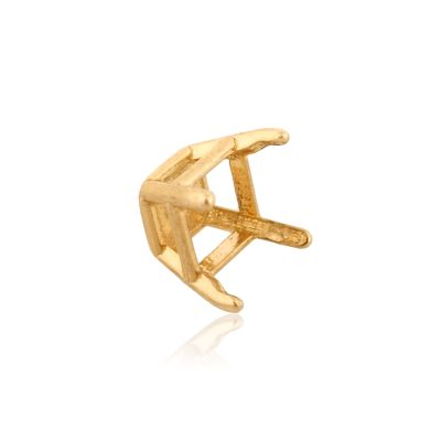 14K Yellow Gold Square 4-Prong W/Seats Basket Cast 28Pt (3.5mm) (14K4060P)