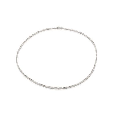 14Kw Tennis Necklace  42Cm Long For 2Pt Round Stones