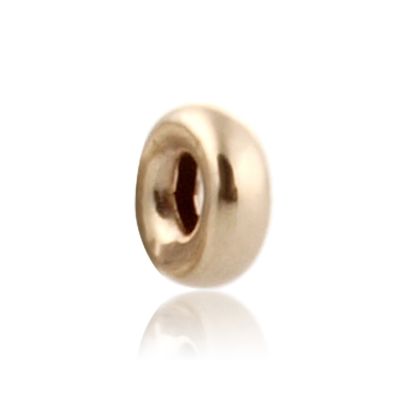 14K Yellow Gold Roundel Bead 2.5mm (064Blp10000000)