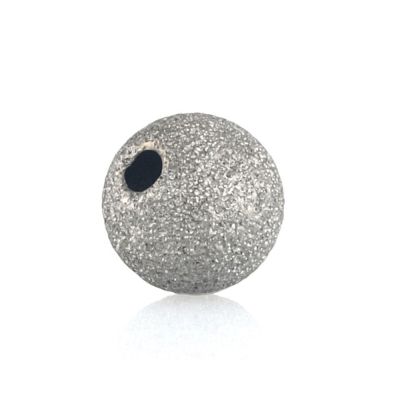 14K White Gold Laser Finish Bead 5mm (074Bdz77500000)
