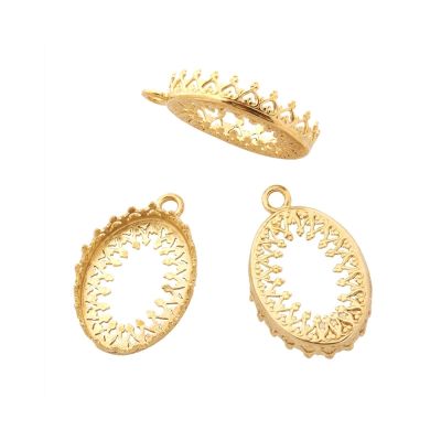 Brass Bezel Cup 15/20 mm Gallery 3280 Both Sides +Ring