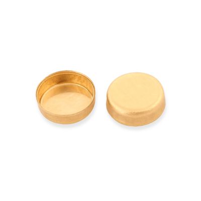 14K Yellow Gold Bezel Cup 6mm