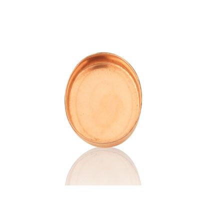 Rose Gold Filled Bezel Cup 10X12mm