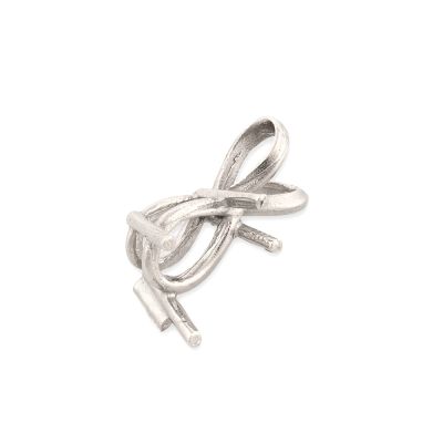 14K White Gold Pear Shape Setting Pendant 4X6mm (3-P710)