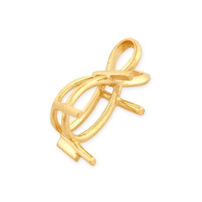 14K Yellow Gold Pear Shape Setting Pendant 7X10mm (8-P710)