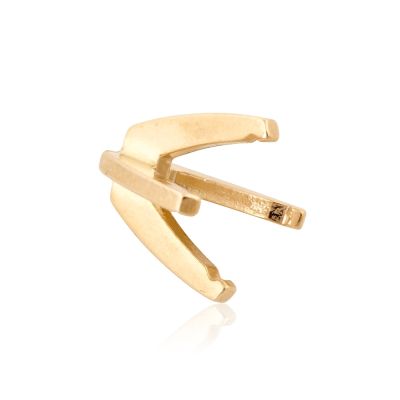 18K White Gold 4 Prongs Cast Martini Setting 2Ct