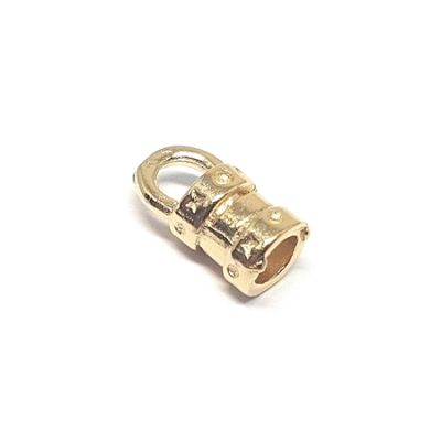 14K 5% Yellow Gold End Cap 3mm  