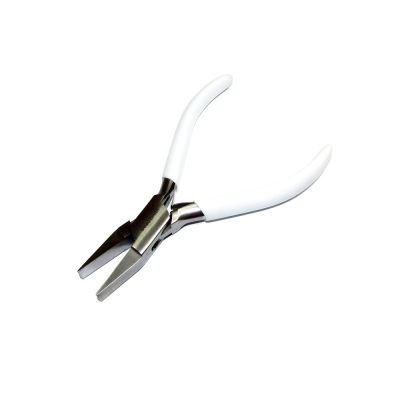 Flat Nose White Pliers With 5" Spring