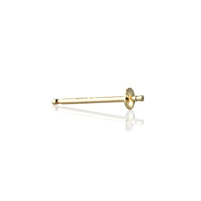 14K Yellow Gold Pearl Stud 2.25mm