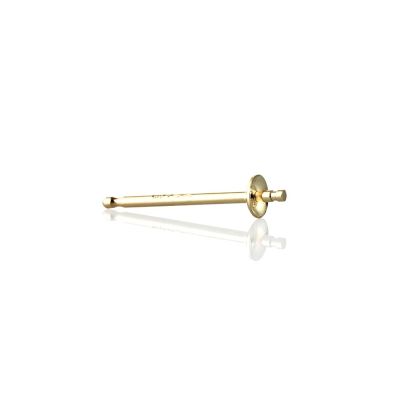 18K Yellow Gold Pearl Stud 2.25mm