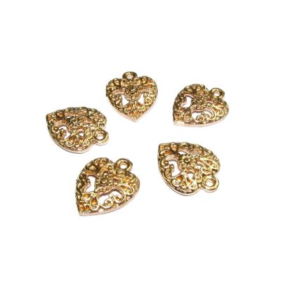 14K Gold Plated Heart Pendant