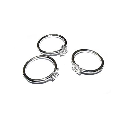 925 Sterling Silver Star Of David Fashion Ring