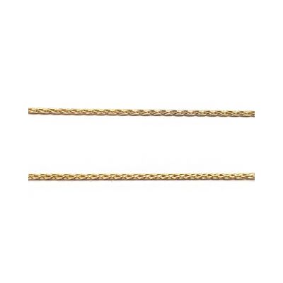 Yellow Gold Filled 0.75mm Wheat Chain