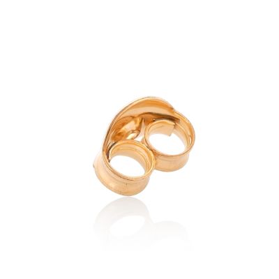 Yellow Gold Filled 5mm Ear Nut For 0.8mm Post