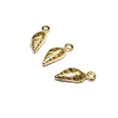 14K Gold Plated Shell Pendant