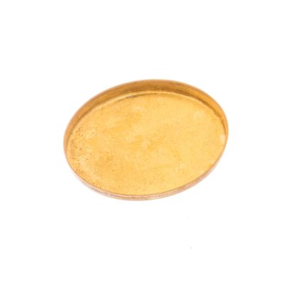 Yellow Gold Filled Low Bezel Cup 6mm