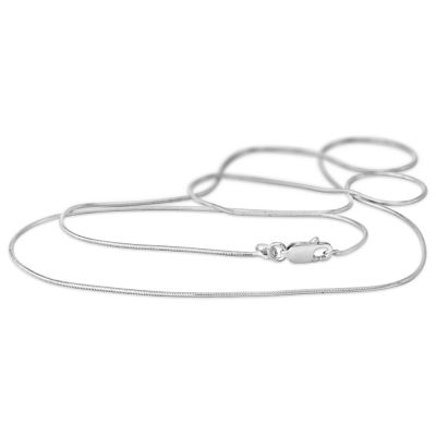 Sterling Silver Assembled 0.9mm Snake Chain 65cm